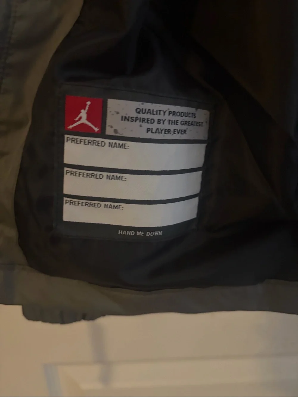 Jordan Boys XL Smoke Grey Windbreaker Jacket